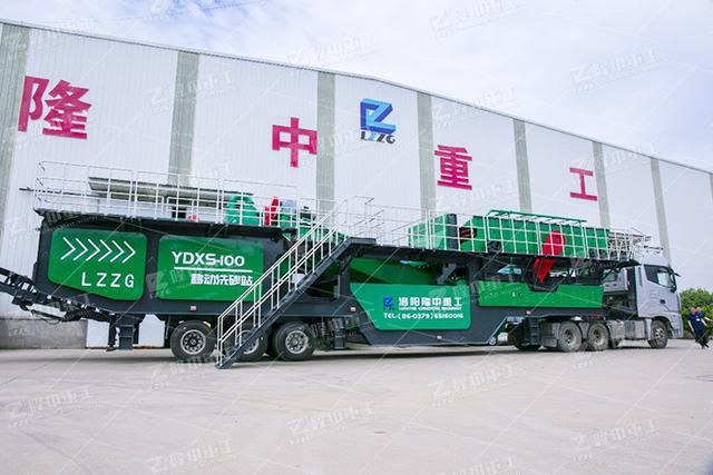 砂石料筛洗设备，清洗沙子移动洗沙机一台就够了(图2)