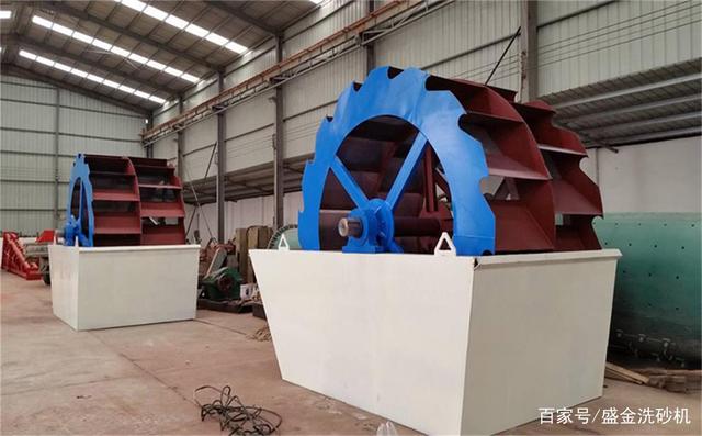 轮斗式洗砂机工作流程(图1) 轮斗式洗砂机工作流程(图1)