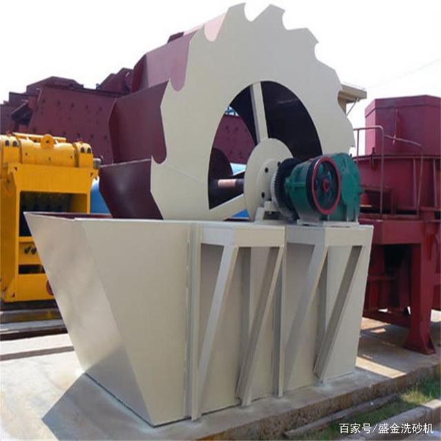 轮斗式洗砂机工作流程(图2) 轮斗式洗砂机工作流程(图2)