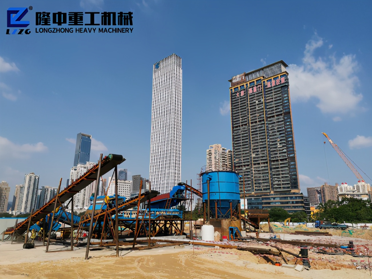 水洗砂机械+细砂回收机,让你洗砂效率又高又环保(图1) 水洗砂机械+细砂回收机,让你洗砂效率又高又环保(图1)