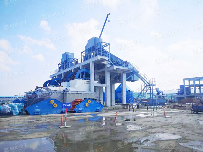 大型洗砂机设备工作现场,水洗石粉沙机型号介绍(图1) 大型洗砂机设备工作现场,水洗石粉沙机型号介绍(图1)