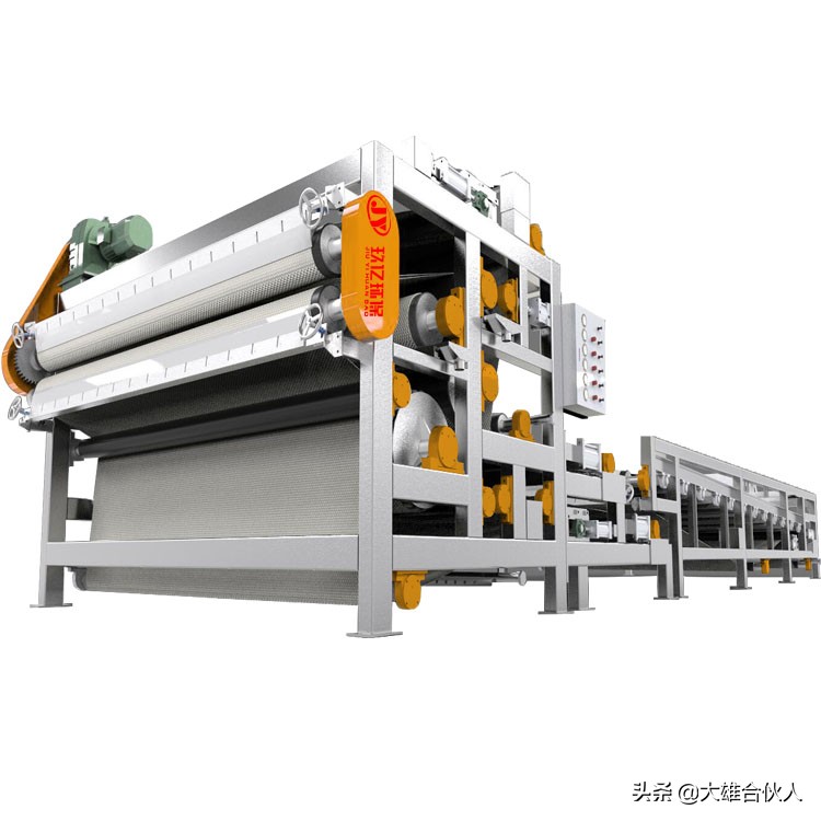 广西洗砂场专用污水处理设备带式泥浆脱水机(图10) 广西洗砂场专用污水处理设备带式泥浆脱水机(图10)