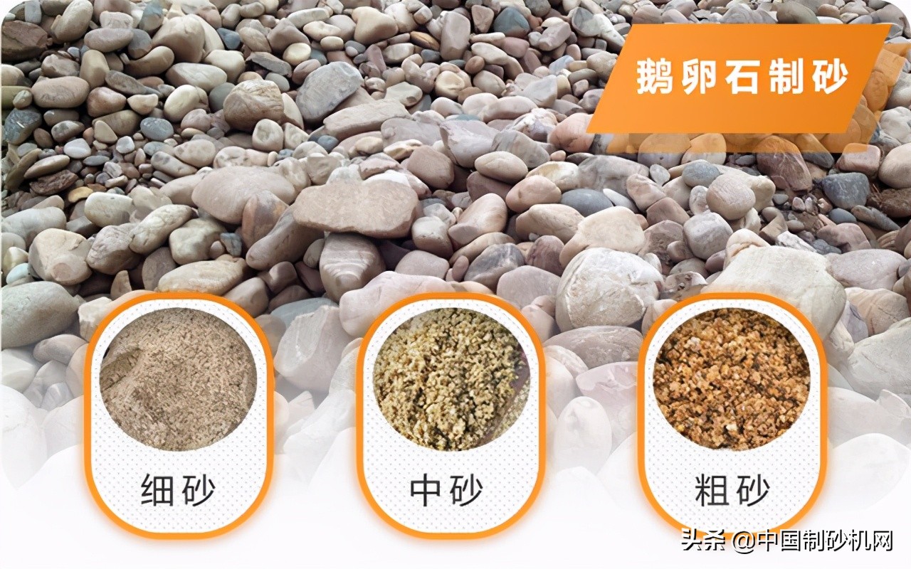 鹅卵石是如何制成沙子的?需要几步?有哪些设备?(图4) 鹅卵石是如何制成沙子的?需要几步?有哪些设备?(图4)