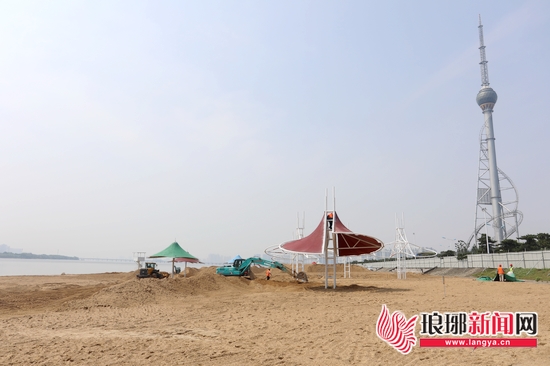 山东临沂:清洗阳光沙滩,滨河景观将大变样(图3) 山东临沂:清洗阳光沙滩,滨河景观将大变样(图3)