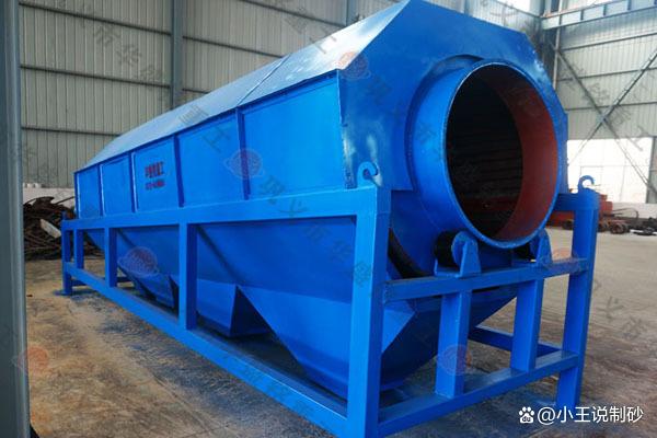 滚筒筛沙机同鹅卵石制砂机配合使用效果更好(图2) 滚筒筛沙机同鹅卵石制砂机配合使用效果更好(图2)